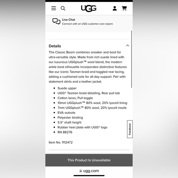 NWT Classic Boom Ankle Boot - Picture 4 of 4